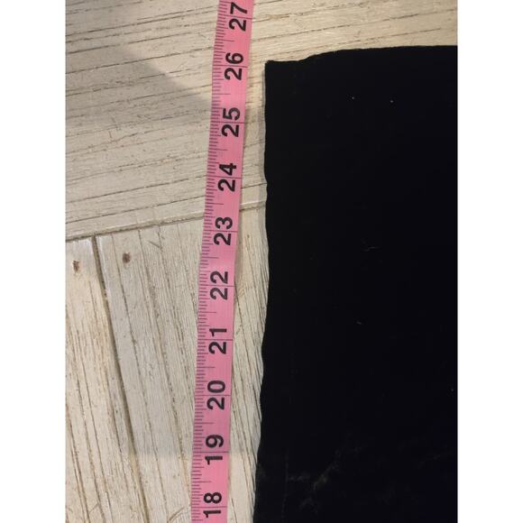 Sandro Paris Women's Black Velvet Floral Embroidered Long Dress 38 NWT - Picture 13 of 14